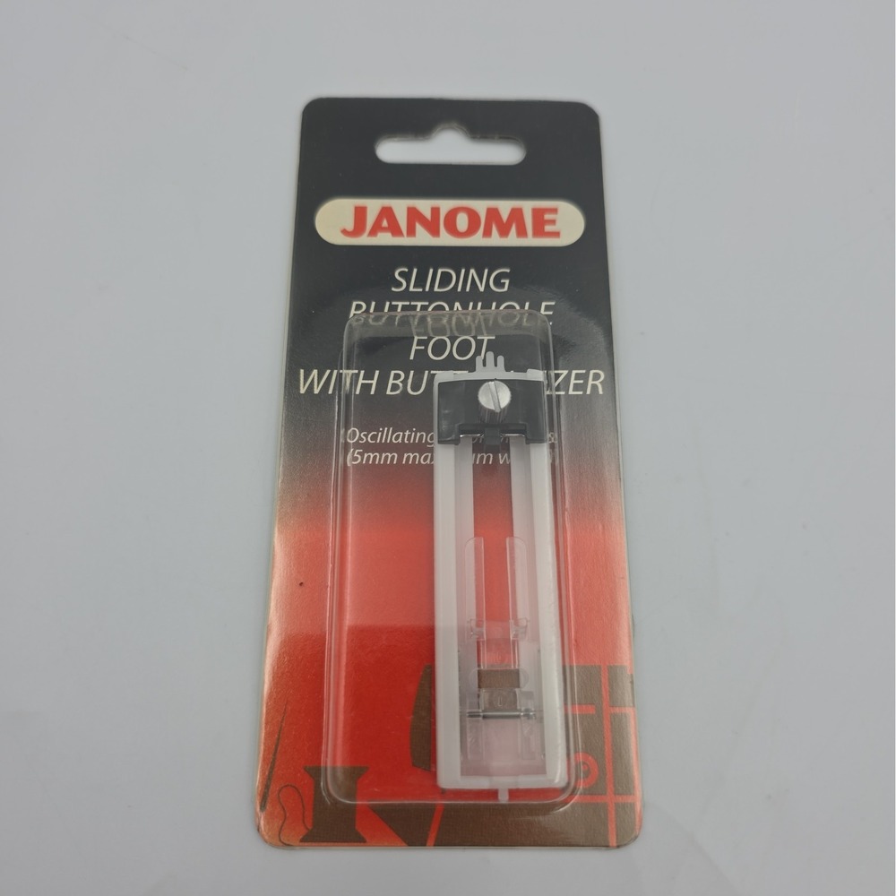 Sliding Buttonhole Foot With Button Sizer For Janome Sewing Machine #200134000